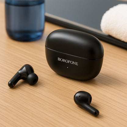 Écouteurs Bluetooth Borofone FQ1 Shine, TWS, Noir