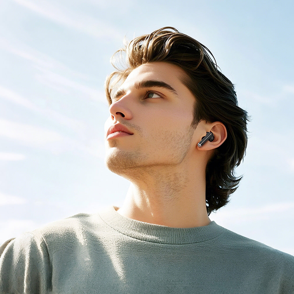 Bluetooth-Freisprecheinrichtung Borofone FQ10 Joyful, TWS, Schwarz