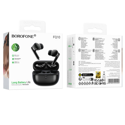 Bluetooth-Freisprecheinrichtung Borofone FQ10 Joyful, TWS, Schwarz