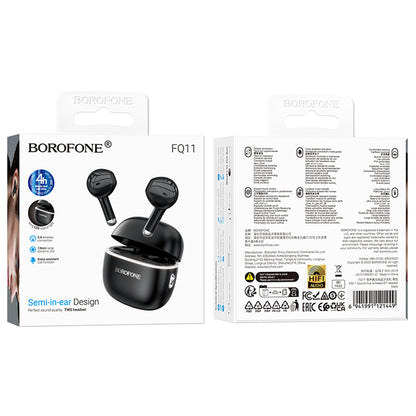 Kit mains libres Bluetooth Borofone FQ11 Sound, TWS, Noir
