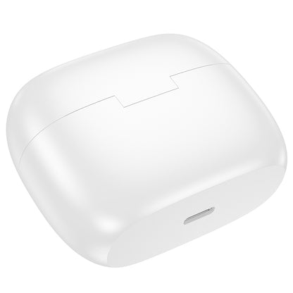 Kit mains libres Bluetooth Borofone FQ7 Treasure, TWS, ANC, MultiPoint, Blanc