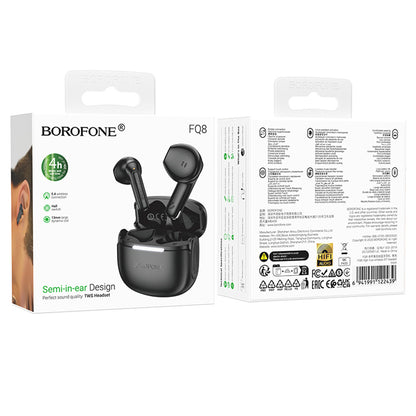 Kit mains libres Bluetooth Borofone FQ8 High, TWS, Noir