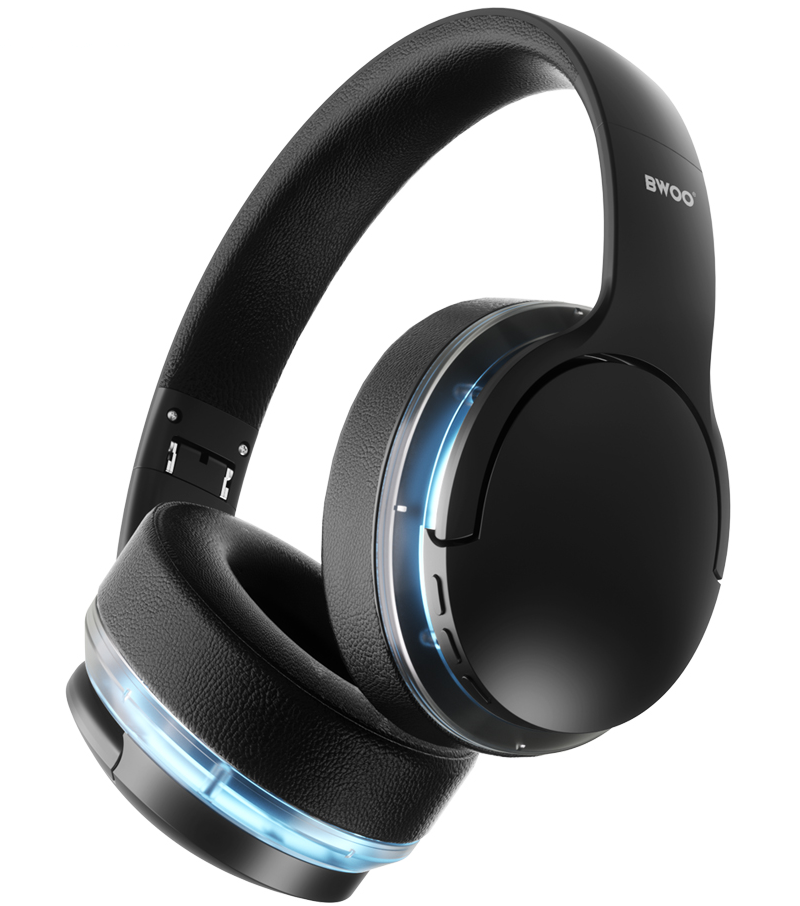 Kit mains libres Bluetooth BWOO BO-BW587, A2DP, ANC, Noir