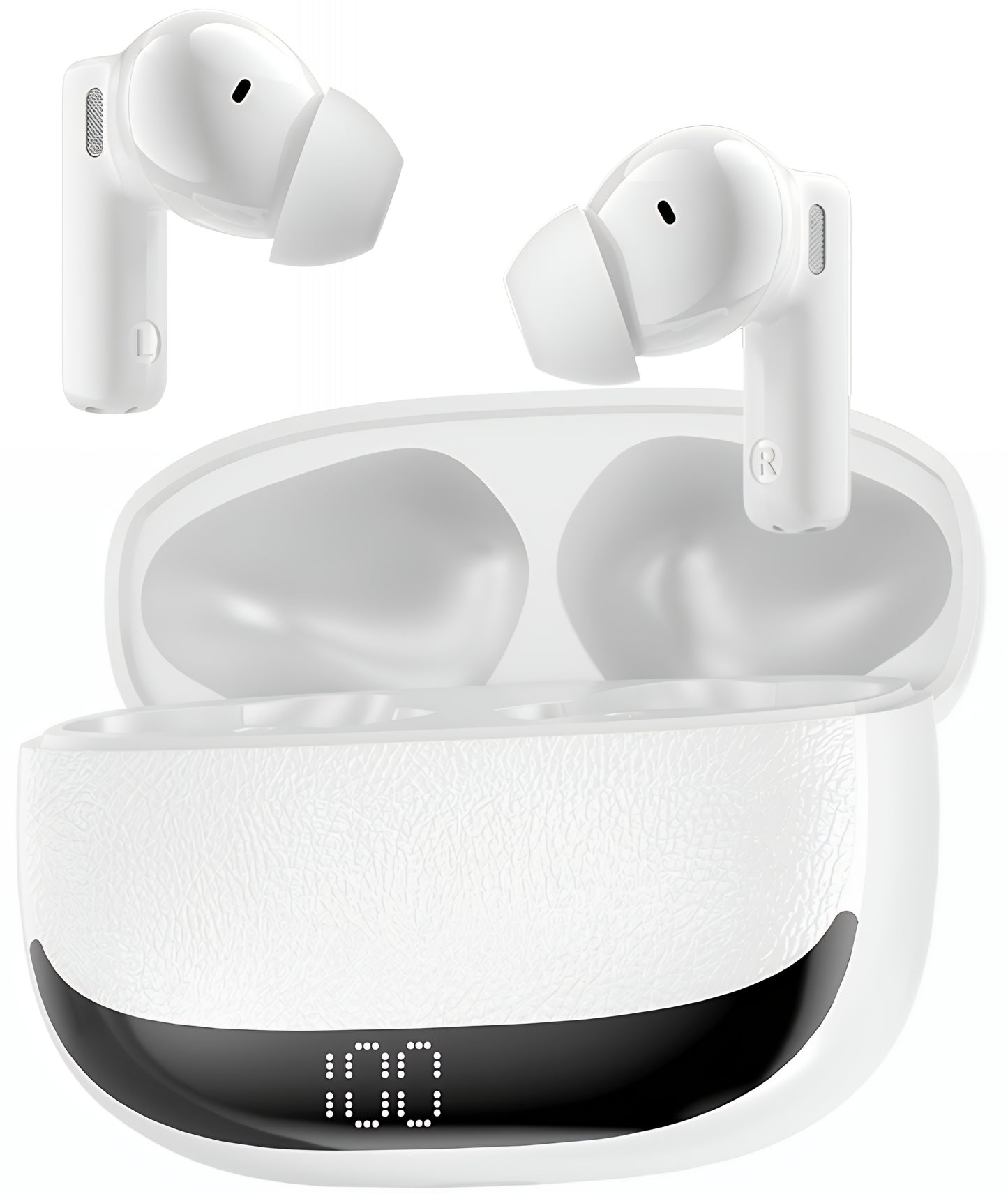 Bluetooth-Headset BWOO BW40, TWS, ANC, Weiß