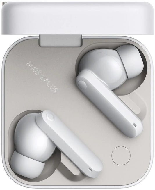 Kit mains libres Bluetooth CMF par Nothing Buds 2 Plus, TWS, ANC, MultiPoint, Gris Clair