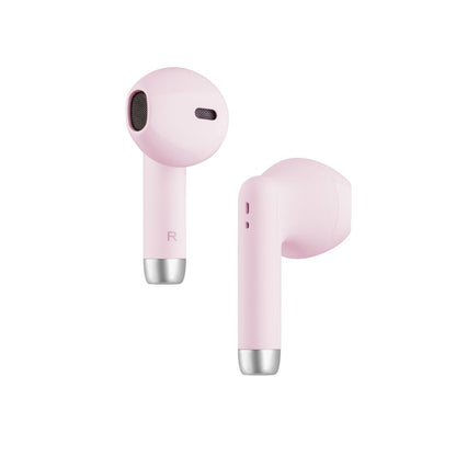 Handsfree Bluetooth Fixed, TWS, Rosa