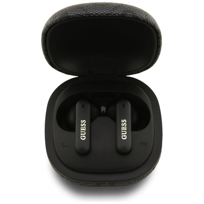 Handsfree Bluetooth Guess 4G Classic Metal Logo, TWS, Schwarz