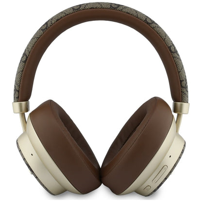 Kit mains libres Bluetooth Guess 4G Gold Script Metal, A2DP, Marron