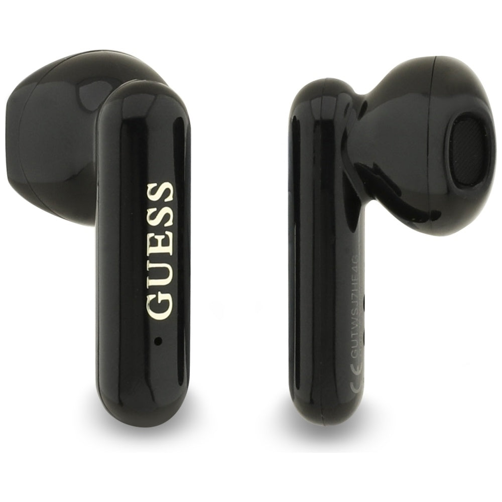 Handsfree Bluetooth Guess 4G Metal Logo, TWS, Schwarz