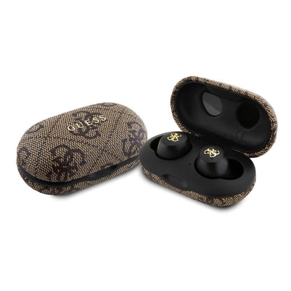 Handsfree Bluetooth Guess 4G Métal, TWS, Marron