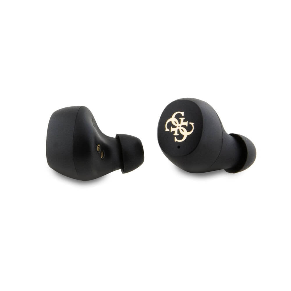 Handsfree Bluetooth Guess 4G Metal, TWS, Schwarz