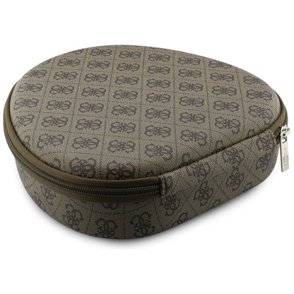 Handsfree Bluetooth Guess 4G Gold Triangle Logo, A2DP, Braun