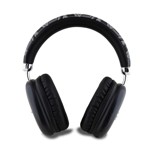 Kit mains libres Bluetooth Guess GCube avec logo script métallique, A2DP, Noir