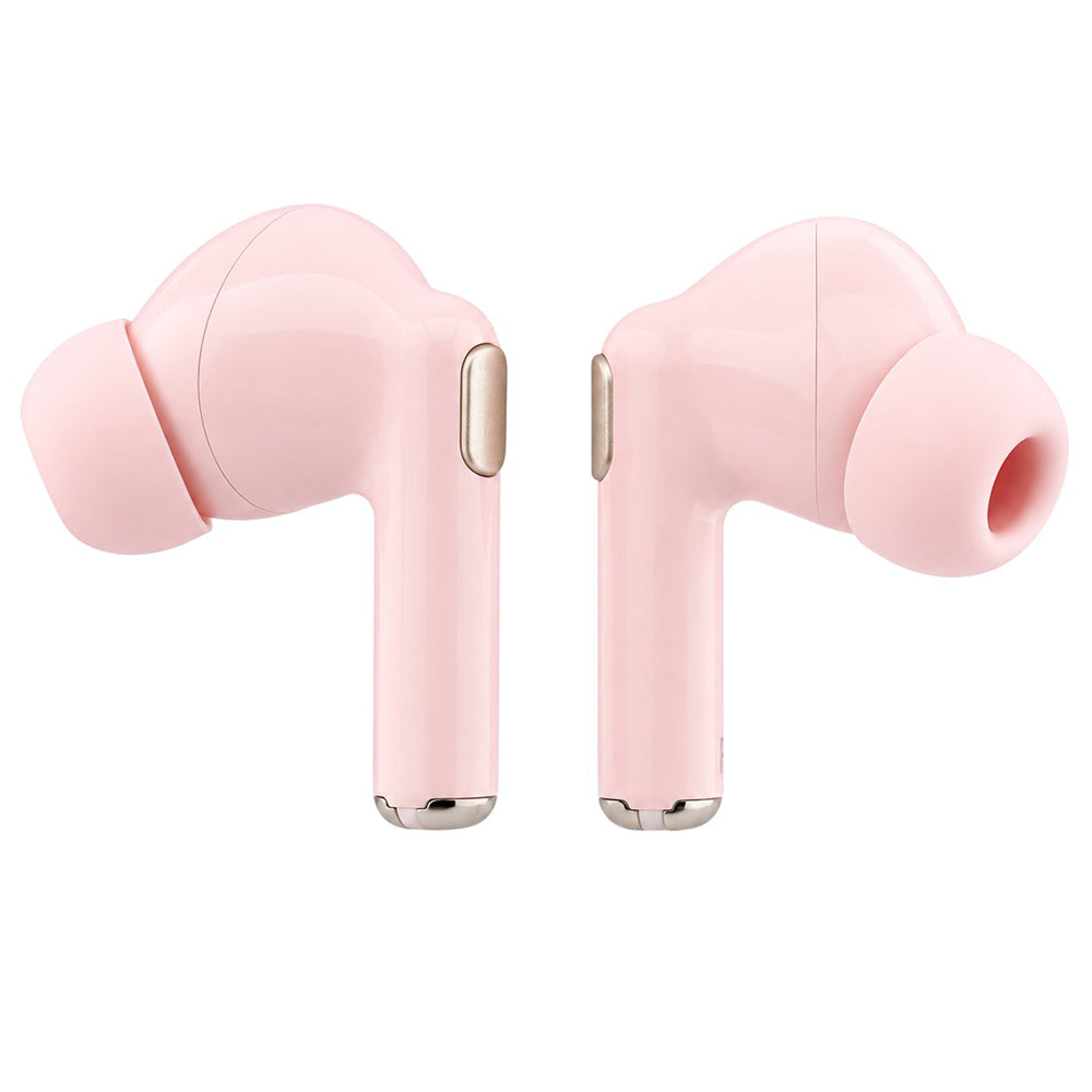 Bluetooth-Freisprecheinrichtung Guess Glossy Gold Line Printed Classic Logo, TWS, Rosa