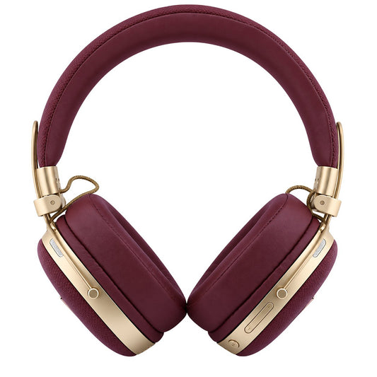 Kit mains libres Bluetooth Guess Grained Triangle Logo, A2DP, bordeaux
