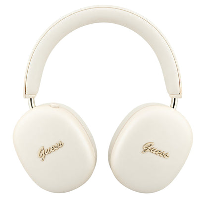 Guess Metal Script Logo Bluetooth-Freisprecheinrichtung, A2DP, Beige