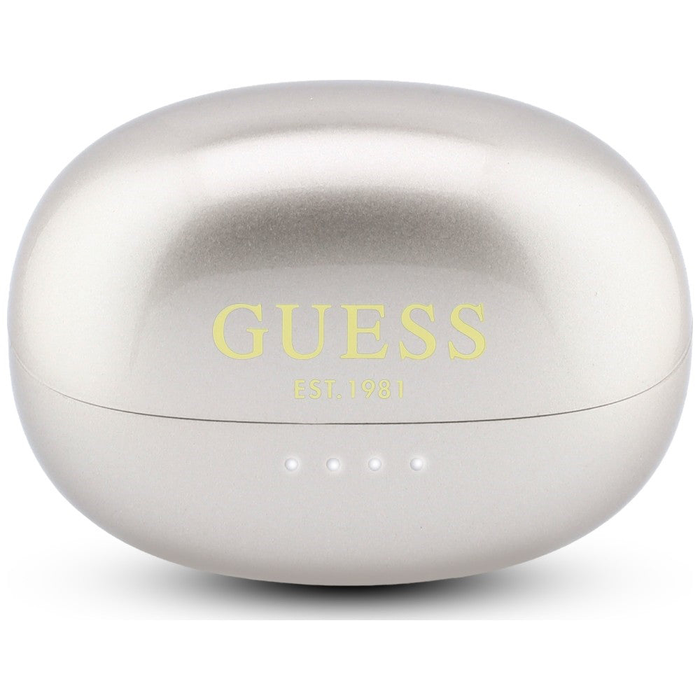 Bluetooth-Freisprecheinrichtung Guess Metallic Finish Elektrobeschichtete Teile Klassisch, TWS, Gold