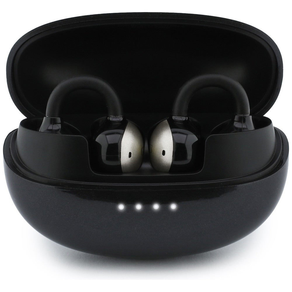 Bluetooth-Freisprecheinrichtung Guess Metallic Finish Elektrobeschichtete Teile Classic, TWS, Schwarz