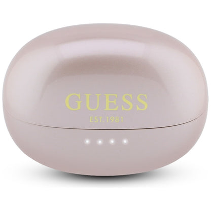 Bluetooth-Freisprecheinrichtung Guess Metallic Finish Elektrobeschichtete Teile Classic, TWS, Rosa