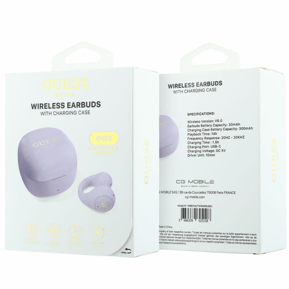 Bluetooth-Freisprecheinrichtung Guess Mini Classic, TWS, Lila