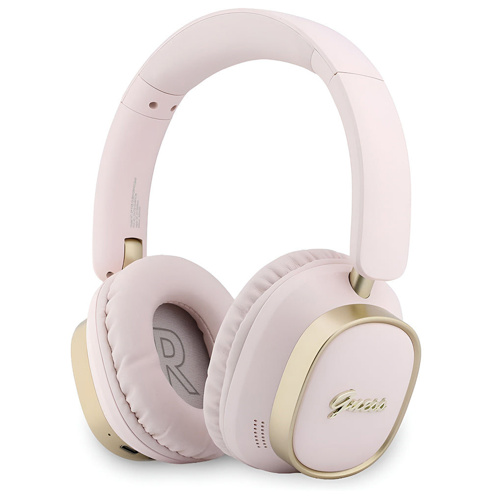 Freisprech-Bluetooth Guess Rectangle Metal Script, A2DP, Rosa