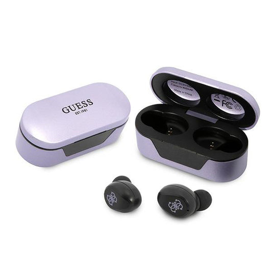 Kit mains libres Bluetooth Guess, TWS, Violet
