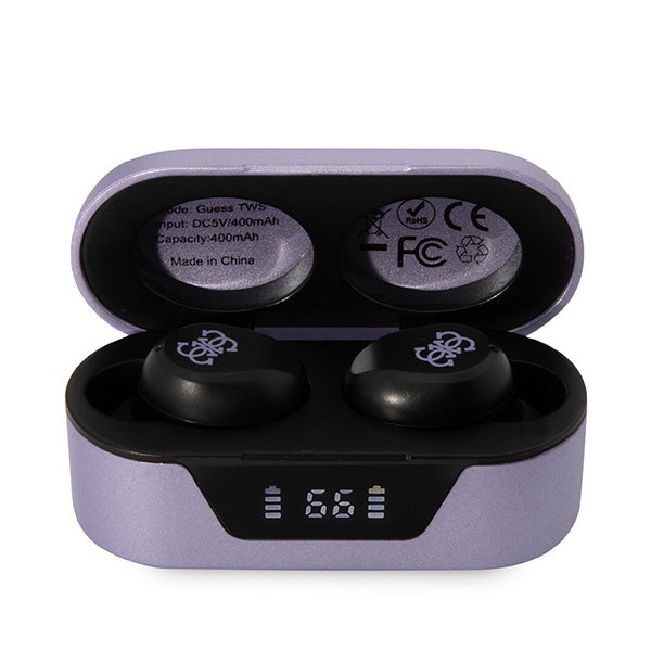 Kit mains libres Bluetooth Guess, TWS, Mauve