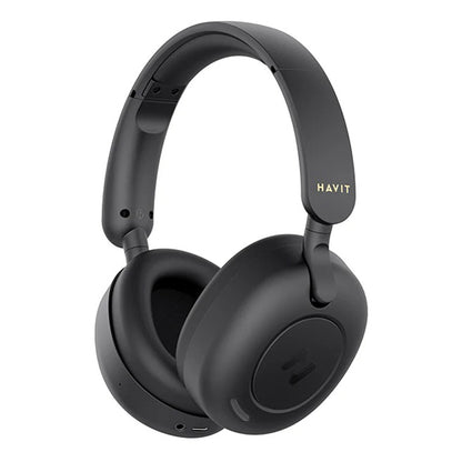 Kit mains libres Bluetooth HAVIT H655BT, A2DP, ANC, Noir