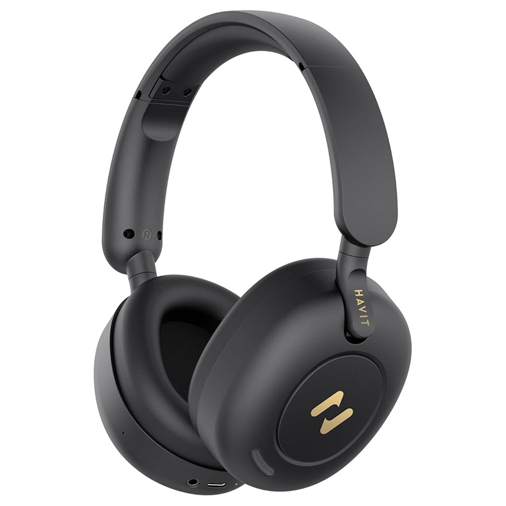 Kit mains libres Bluetooth HAVIT H655BT Pro, Multipoint, A2DP, ANC, Noir