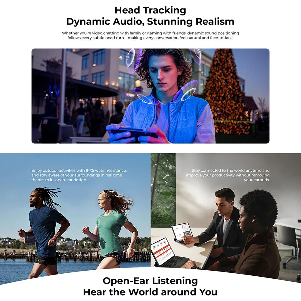 Handsfree Bluetooth HAVIT OWS916, TWS, Schwarz