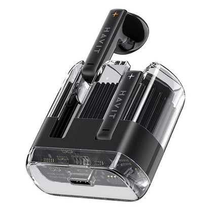 Handsfree Bluetooth HAVIT TW981, TWS, Schwarz