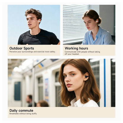 Handsfree Bluetooth HOCO EA8, TWS, White