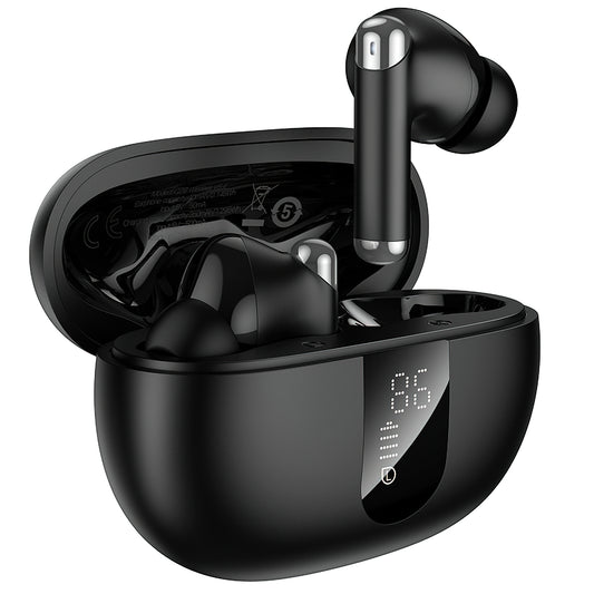 Handsfree Bluetooth HOCO EQ26, TWS, ANC, Schwarz