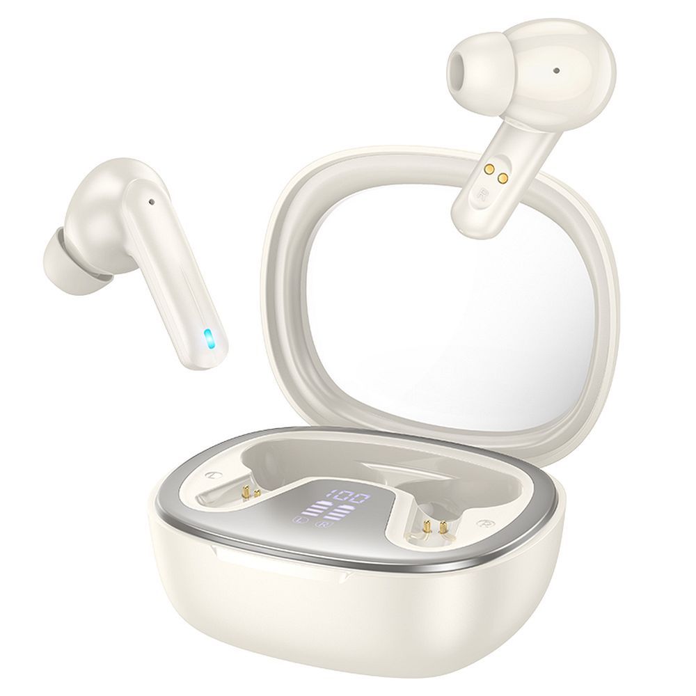 Kit mains libres Bluetooth HOCO Shadow EQ6, TWS, Blanc