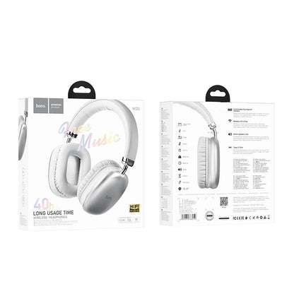 Kit mains libres Bluetooth HOCO W35, A2DP, Argenté