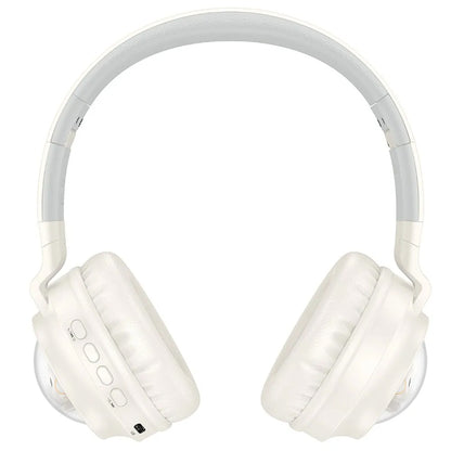 Kit mains libres Bluetooth HOCO W50 Kids Cute Cat, A2DP, Blanc