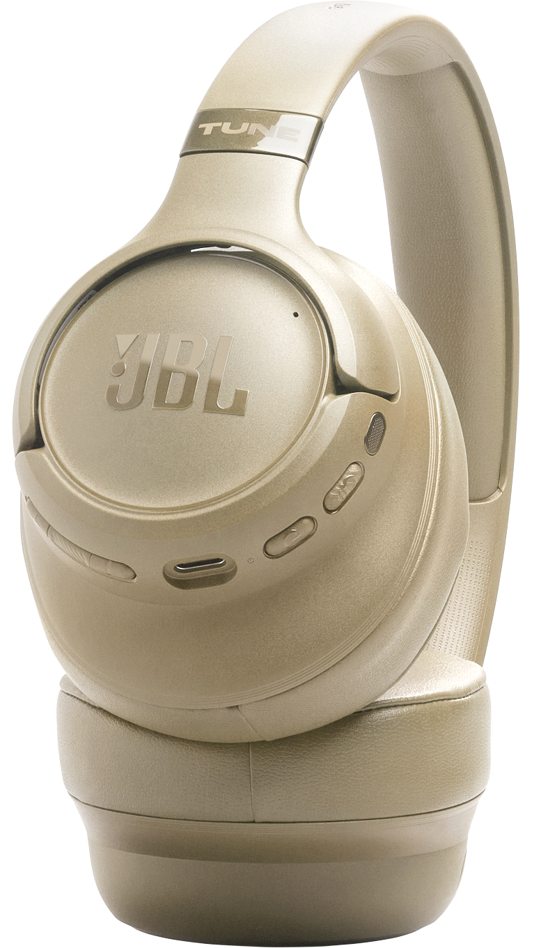 Kit mains libres Bluetooth JBL Tune 780NC, MultiPoint, A2DP, ANC, Beige JBLT780NCBEG