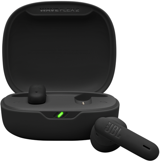 Handsfree Bluetooth JBL Wave Flex 2, TWS, ANC, MultiPoint, Schwarz JBLWFLEX2BLK