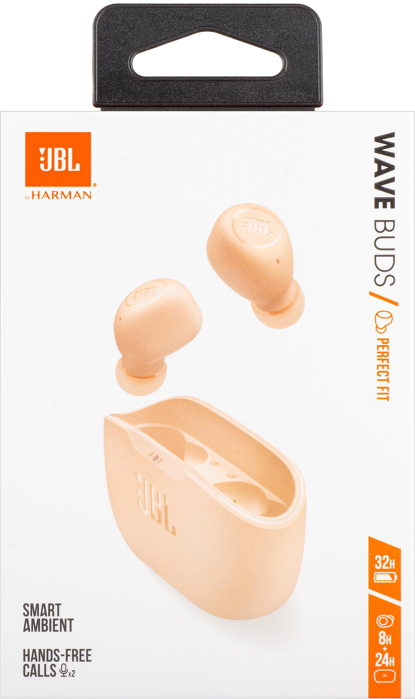 Freisprech-Bluetooth JBL Wave Buds, TWS, Beige, Wiederverpackt JBLWBUDSBEG