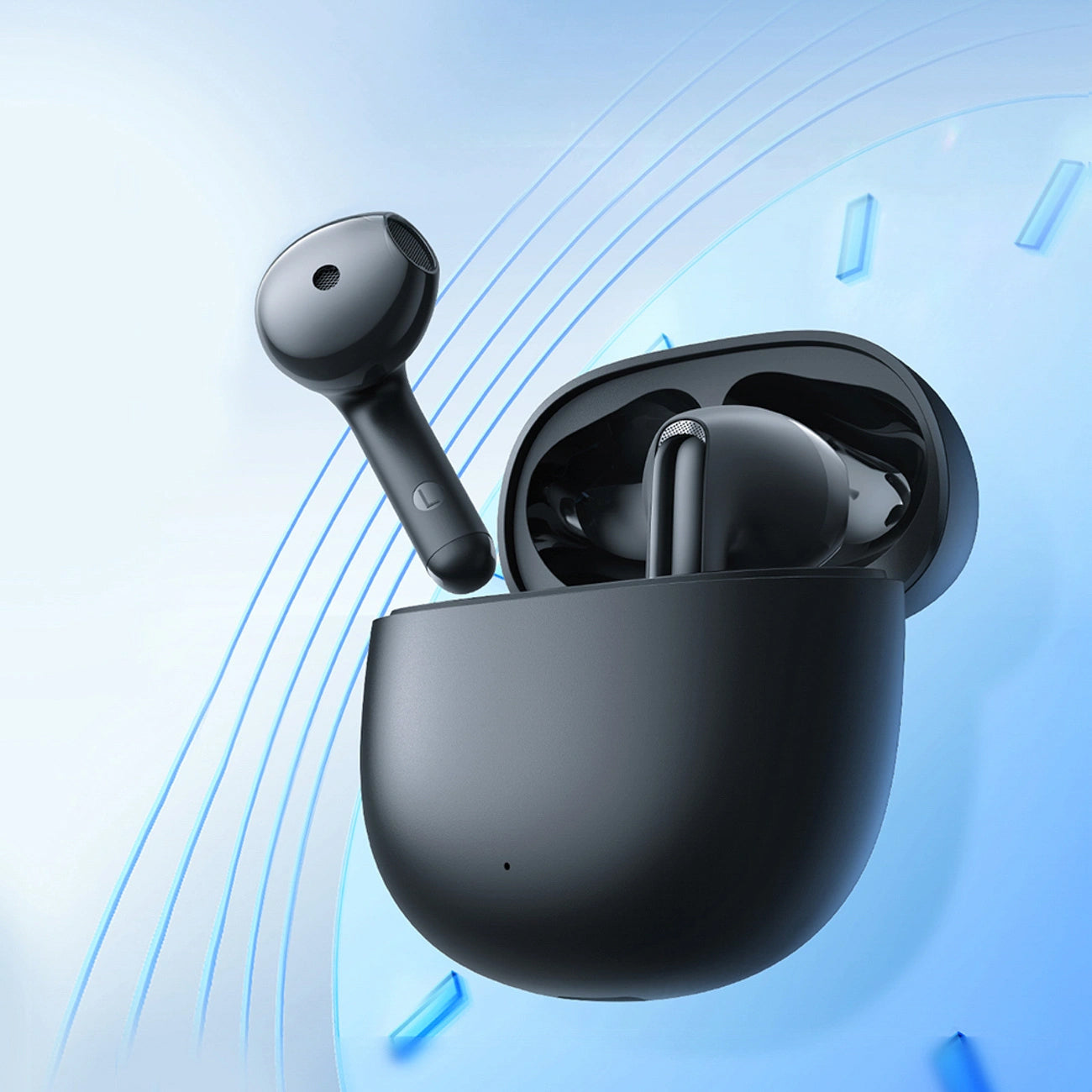 Kit mains libres Bluetooth Joyroom Funpods JR-FB1 Nouvelle Version, TWS, Noir