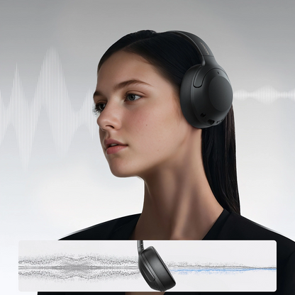 Bluetooth-Headset Joyroom JR-JH2, A2DP, ANC, Schwarz