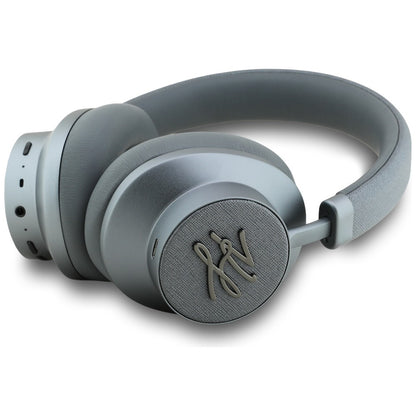 Handsfree Bluetooth Karl Lagerfeld Grained Initials, A2DP, ANC, Grey