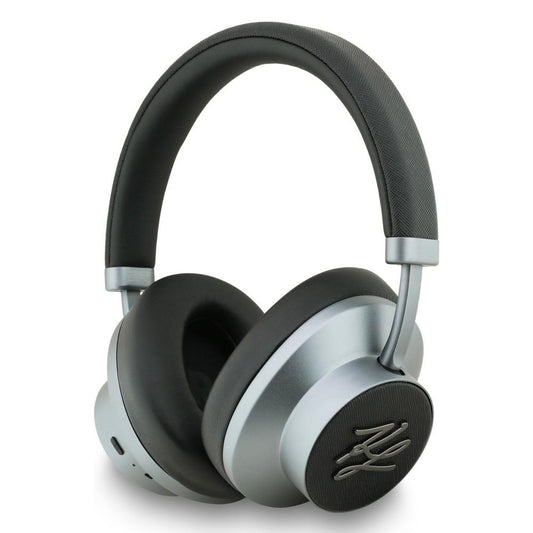 Casque Bluetooth mains libres Karl Lagerfeld Grained Initials, A2DP, ANC, Noir