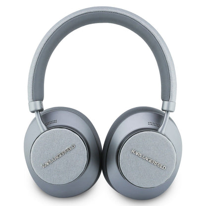 Handsfree Bluetooth Karl Lagerfeld Saffiano Elongated, A2DP, ANC, Grau