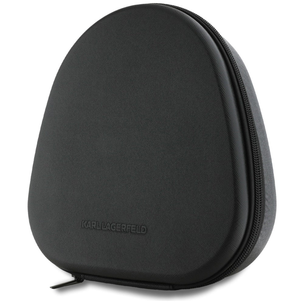 Handsfree Bluetooth Karl Lagerfeld Saffiano Elongated, A2DP, ANC, Grau