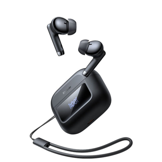 Kit mains libres Bluetooth McDodo HP-3290 B04 avec écran, TWS, Noir
