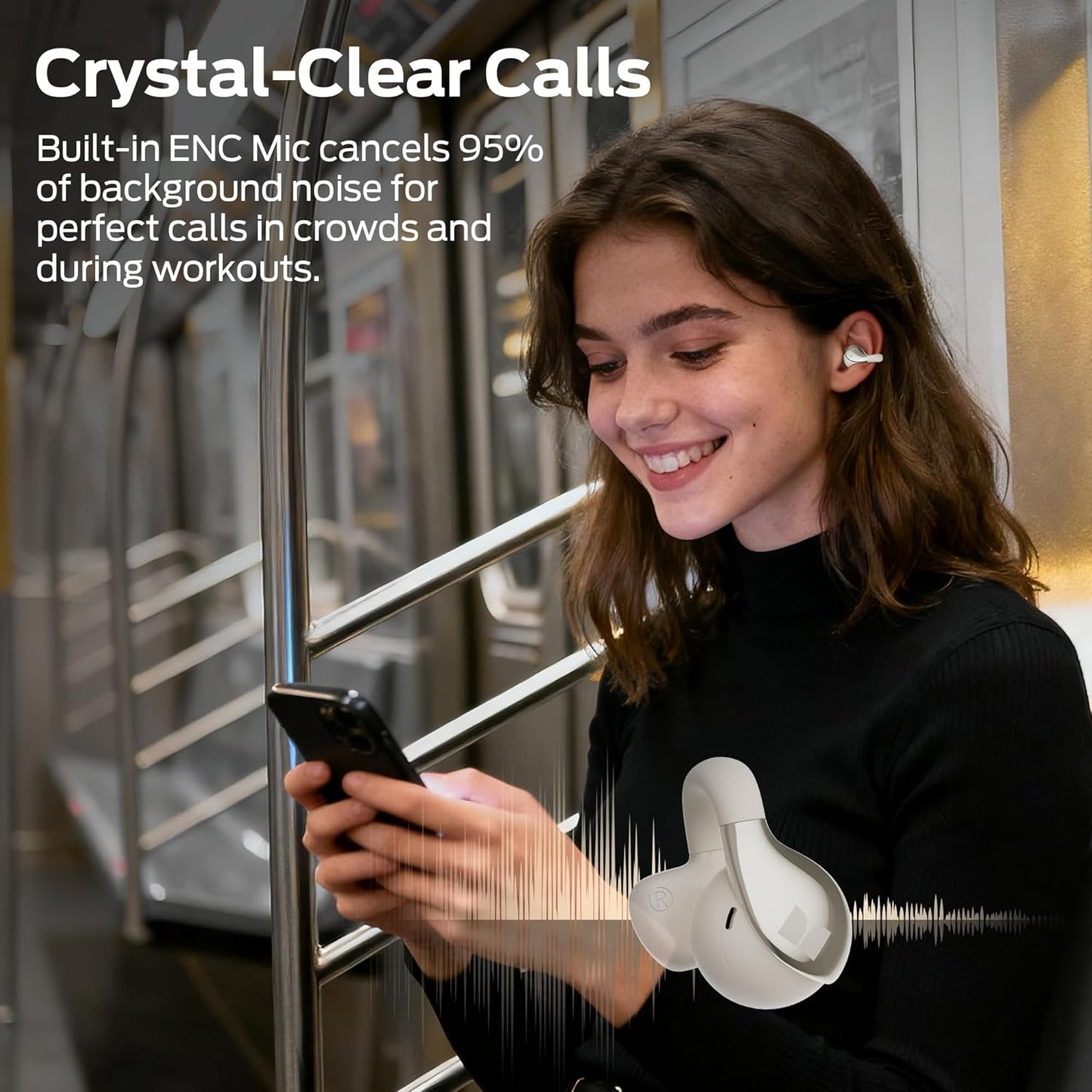 Bluetooth-Headset Monster AC225, TWS, Hellcreme