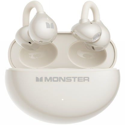 Kit mains libres Bluetooth Monster AirClip AC200, TWS, Crème Clair