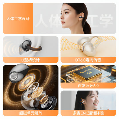 Kit mains libres Bluetooth Monster AirClip AC200, TWS, Crème Clair
