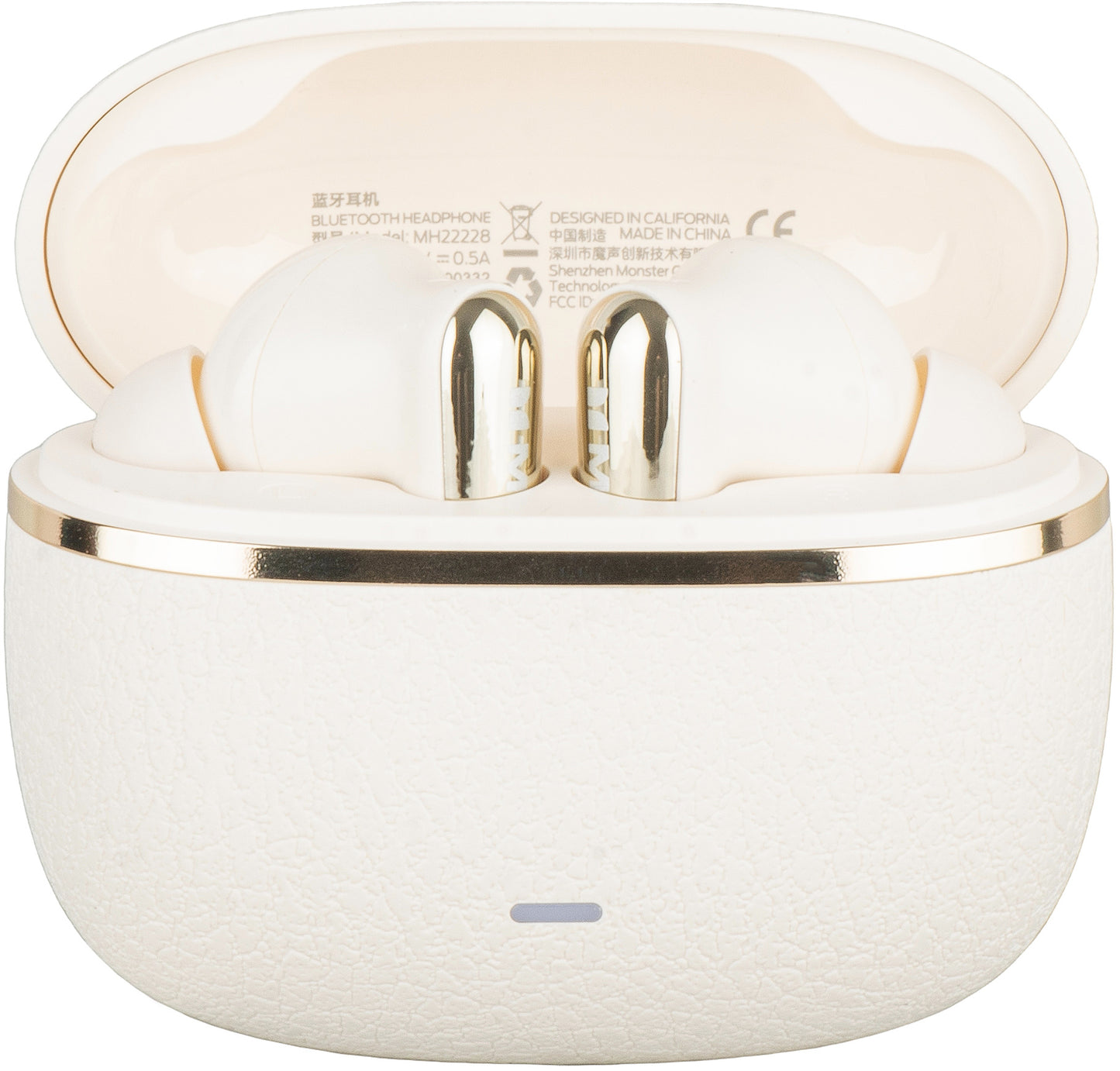 Kit mains libres Bluetooth Monster Clarity 200, TWS, ANC, Crème Clair